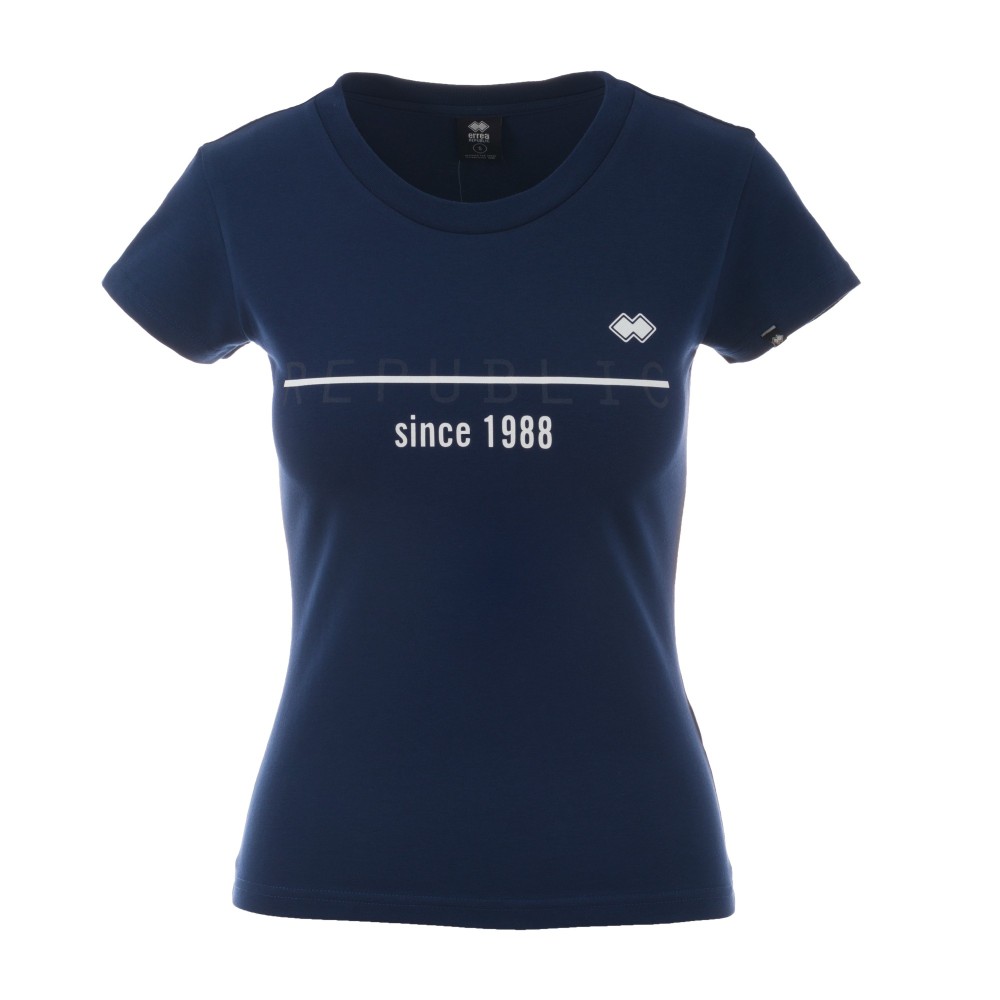 CONTEMPORARY T-SHIRT LOW-NECK WOMAN