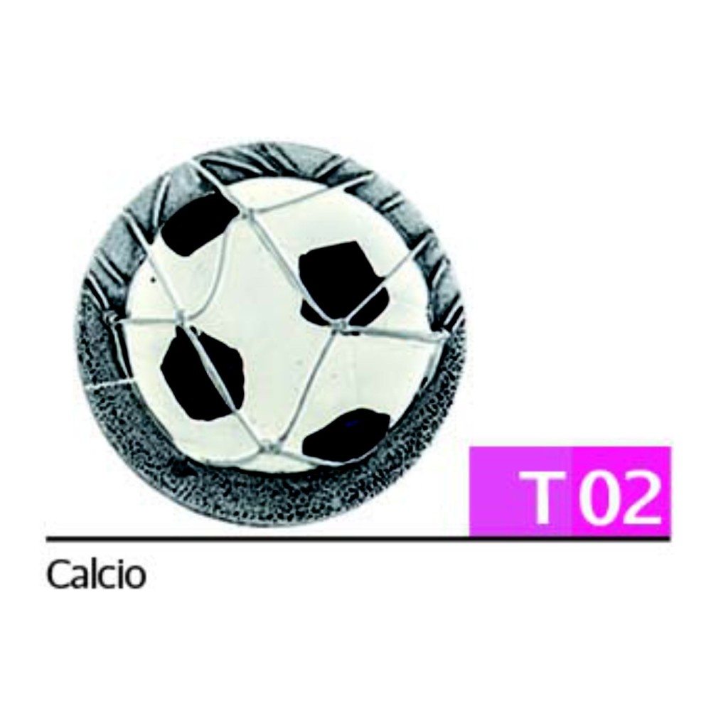 Disco Calcio Diam. 7 cm per Trofei